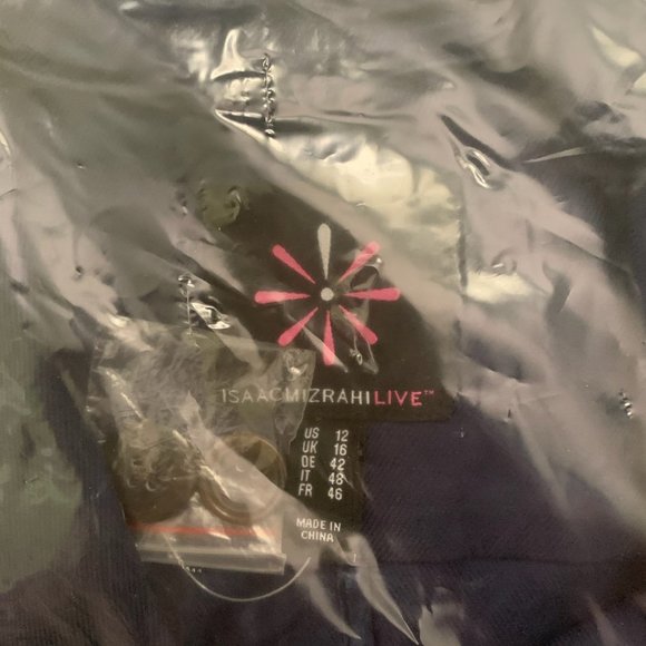 NWT ISAAC MIZRAHI BUTTON SHAWL UTILITY JACKET 12 - Picture 11 of 12